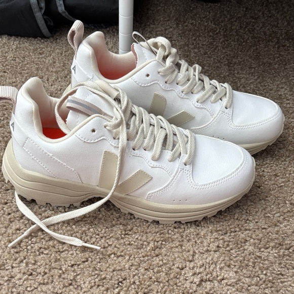 Veja Shoes - Veja Off-White and Beige Sneakers, brand new